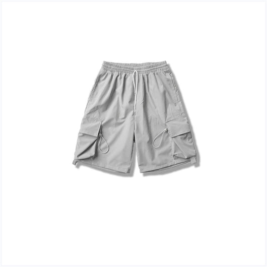 Shorts Cargo de Bolsillos Grandes - Diseño Liso y Versátil - Image 9