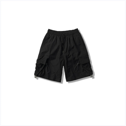 Shorts Cargo de Bolsillos Grandes - Diseño Liso y Versátil - Image 2