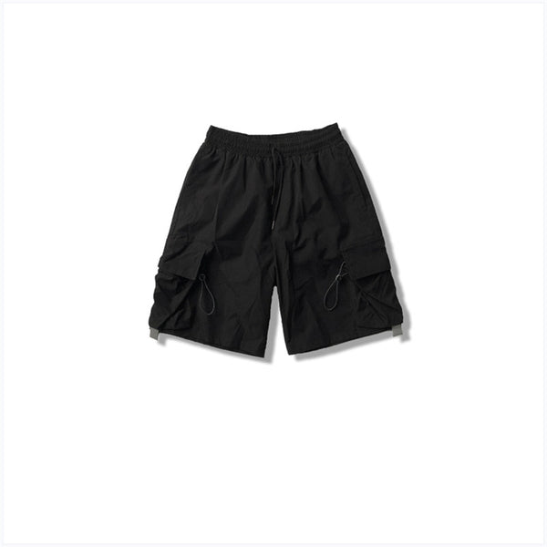 Shorts Cargo de Bolsillos Grandes - Diseño Liso y Versátil - Image 2