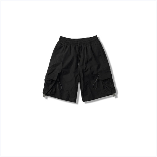 Shorts Cargo de Bolsillos Grandes - Diseño Liso y Versátil - Image 2