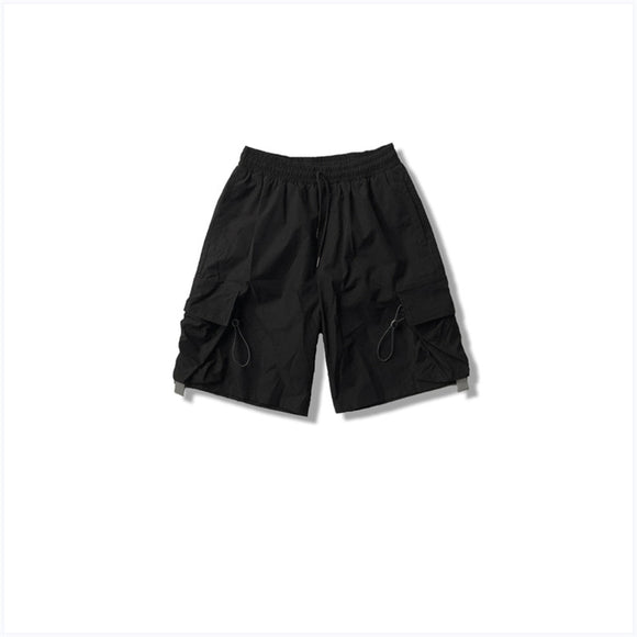 Shorts Cargo de Bolsillos Grandes - Diseño Liso y Versátil