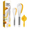 Set de 3 Batidores de Acero Inoxidable para Repostería y Cocina