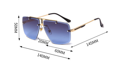 Gafas de Sol Frameless Cuadradas para Hombre y Mujer - Estilo Tendencia 2024 - Image 6