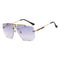 Gafas de Sol Frameless Cuadradas para Hombre y Mujer - Estilo Tendencia 2024