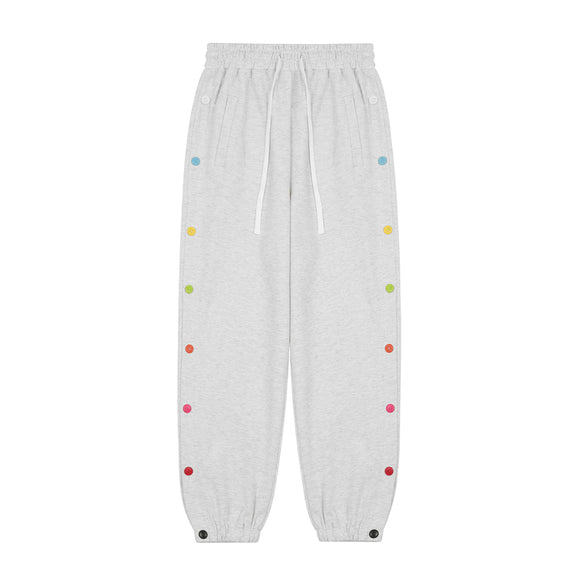 Pantalones Casuales de Algodón con Diseño Multicolor para Hombre y Mujer