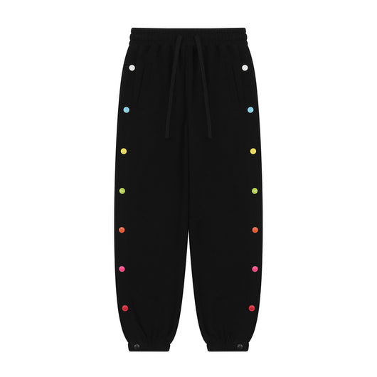 Pantalones Casuales de Algodón con Diseño Multicolor para Hombre y Mujer