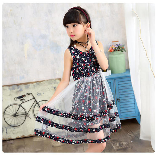 Vestido Floral de Danza para Niña - Colección Verano - Image 8