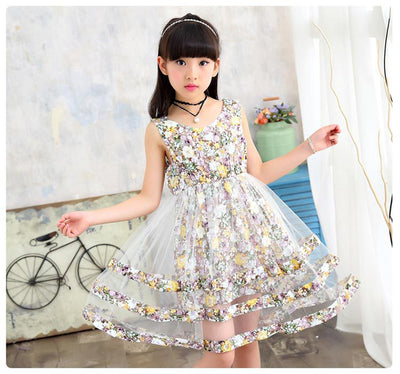 Vestido Floral de Danza para Niña - Colección Verano - Image 10