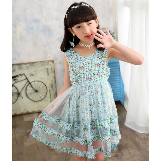 Vestido Floral de Danza para Niña - Colección Verano - Image 4