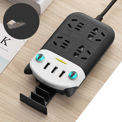Regleta Inteligente USB con Protección contra Rayos - Diseño Gato 3 Puertos - Image 10