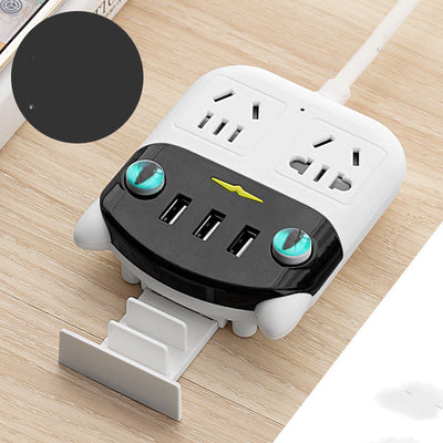 Regleta Inteligente USB con Protección contra Rayos - Diseño Gato 3 Puertos - Image 5