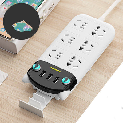 Regleta Inteligente USB con Protección contra Rayos - Diseño Gato 3 Puertos - Image 6