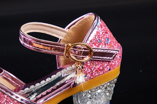 Tacones Altos de Cristal Estilo Coreano Versátiles - Image 13