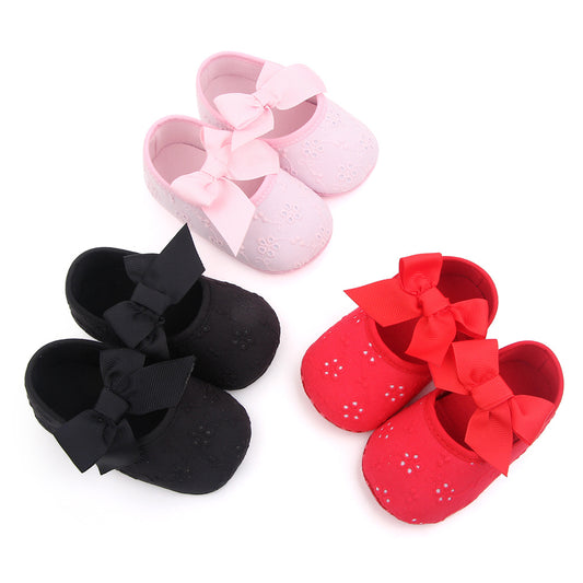Zapatos Princesa con Moño para Bebé - Diseño Elegante y Cómodo