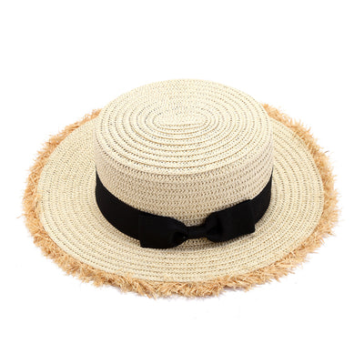 Sombrero de Paja Coreano para Niños - Gorro Solar Playa Niña 2-6 Años - Image 7