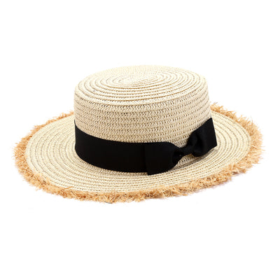 Sombrero de Paja Coreano para Niños - Gorro Solar Playa Niña 2-6 Años - Image 8