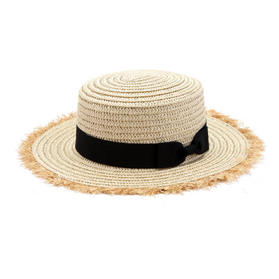 Sombrero de Paja Coreano para Niños - Gorro Solar Playa Niña 2-6 Años - Image 10