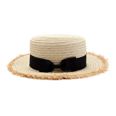 Sombrero de Paja Coreano para Niños - Gorro Solar Playa Niña 2-6 Años - Image 9