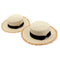 Sombrero de Paja Coreano para Niños - Gorro Solar Playa Niña 2-6 Años