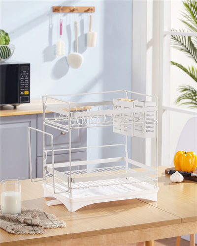 Escurridor de Platos en Acero Inoxidable con Organizador de Cocina - Image 12