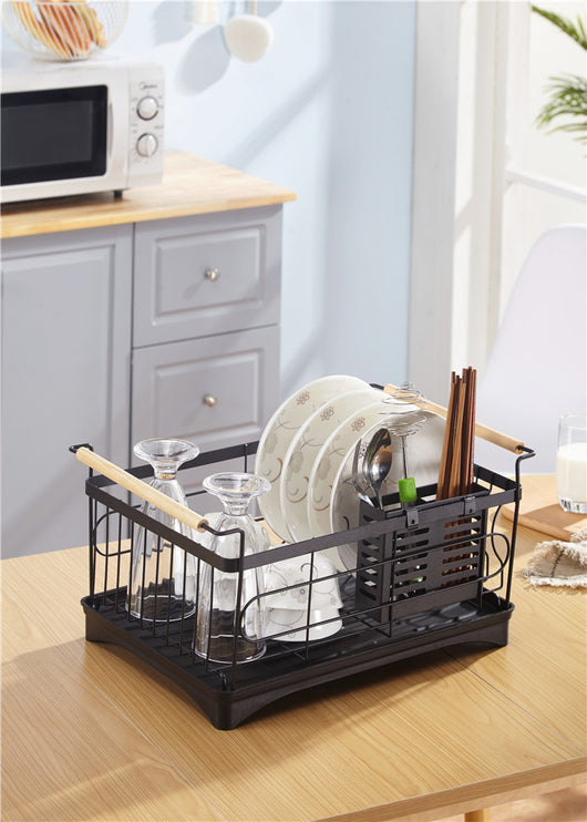 Escurridor de Platos en Acero Inoxidable con Organizador de Cocina - Image 11