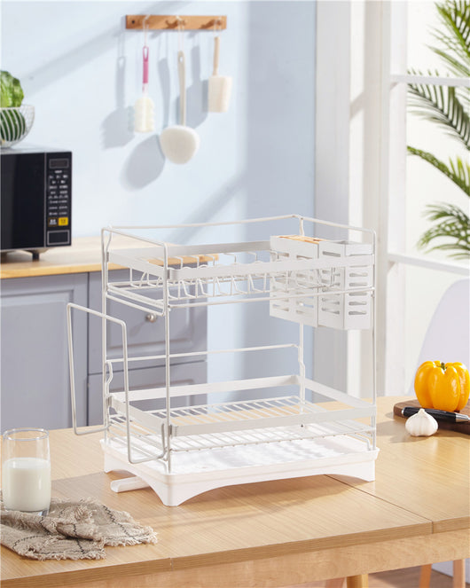 Escurridor de Platos en Acero Inoxidable con Organizador de Cocina - Image 6