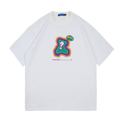 Camiseta Estampada de Algodón para Hombre y Mujer - Talla Plus Oversize - Image 2
