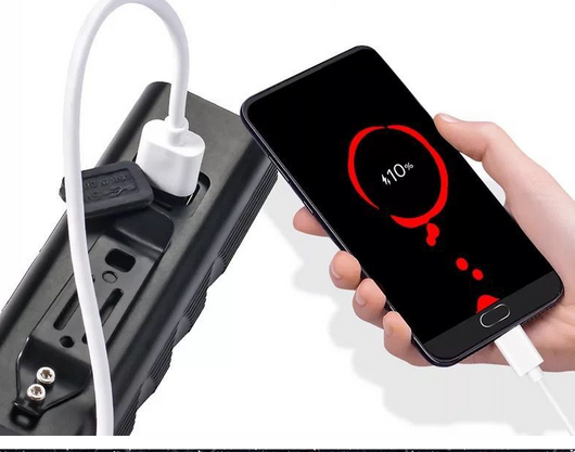 Luz Delantera para Bicicleta LED con Batería Recargable USB - Image 10
