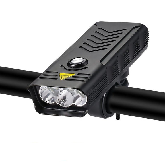 Luz Delantera para Bicicleta LED con Batería Recargable USB