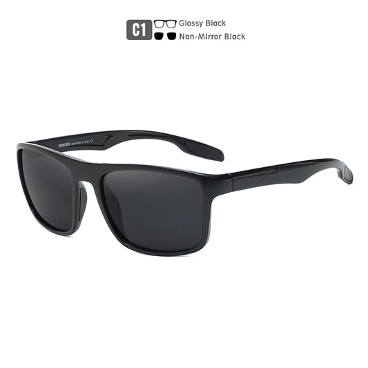 Gafas de Sol Cuadradas Polarizadas con Filtro Fotocromático y Almohadillas de Silicona
