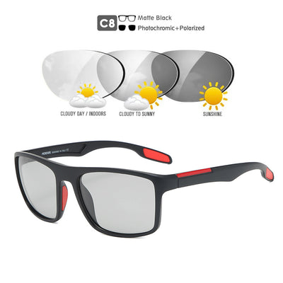 Gafas de Sol Cuadradas Polarizadas con Filtro Fotocromático y Almohadillas de Silicona - Image 5