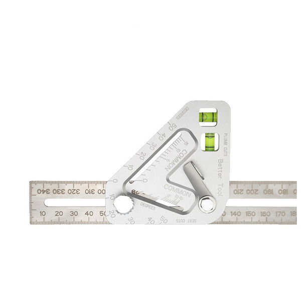 Regla Triangular Multifuncional para Carpintería - Herramienta de Medición de Ángulos Profesional - Image 8