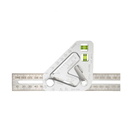 Regla Triangular Multifuncional para Carpintería - Herramienta de Medición de Ángulos Profesional - Image 8