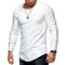 Camiseta Deportiva Hombre Manga Raglan Plisada Cuello Redondo
