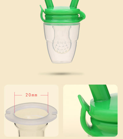 Alimentador de Frutas y Verduras con Bolsa de Silicona Reutilizable - Image 49