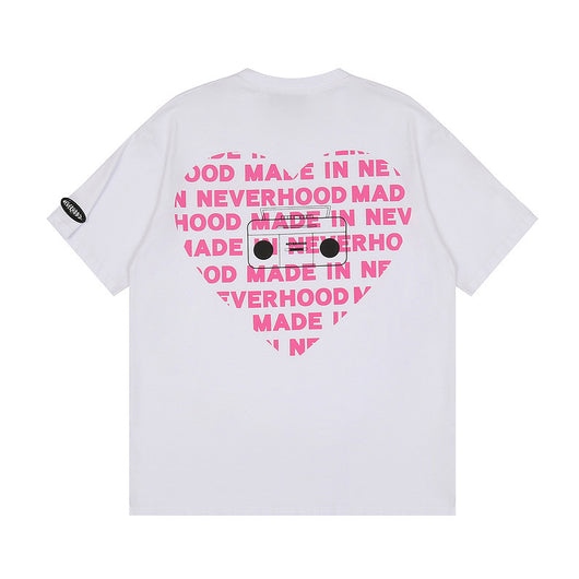 Playera Estampado Love Letters Manga Corta - Image 5