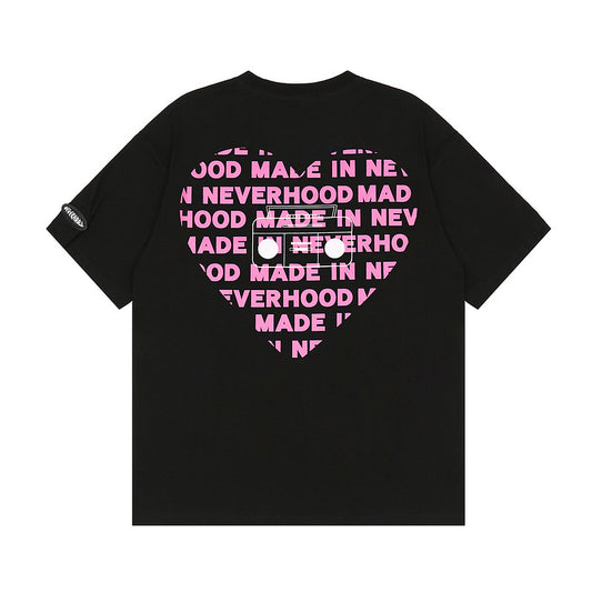 Playera Estampado Love Letters Manga Corta