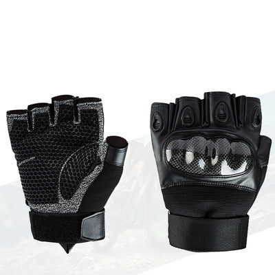 Guantes Tácticos Resistentes a Perforaciones - Dedos Completos y Medios - Image 3