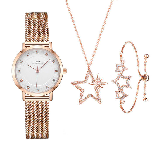 Reloj Digital Pulsera Mujer con Collar Estrella Salvaje - Image 3