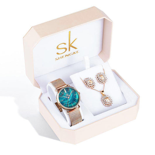 Juego de Tres Relojes Dorado Rosa - Image 8