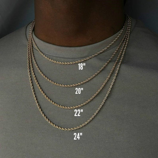 Collar de Cadena Clásica Ancha para Hombre - Image 29