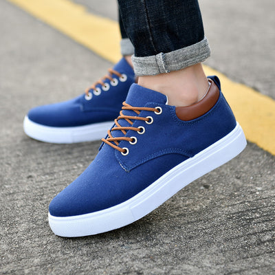 Zapatos Canvas Casuales Transpirables Estilo Coreano para Hombre - Image 4