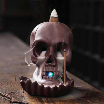 Quemador de Incienso Reflujo Zisha Halloween con Diseño Artesanal - Image 4
