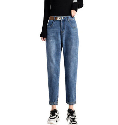 Pantalones Harem Cintura Alta Suelta para Mujer - Image 7
