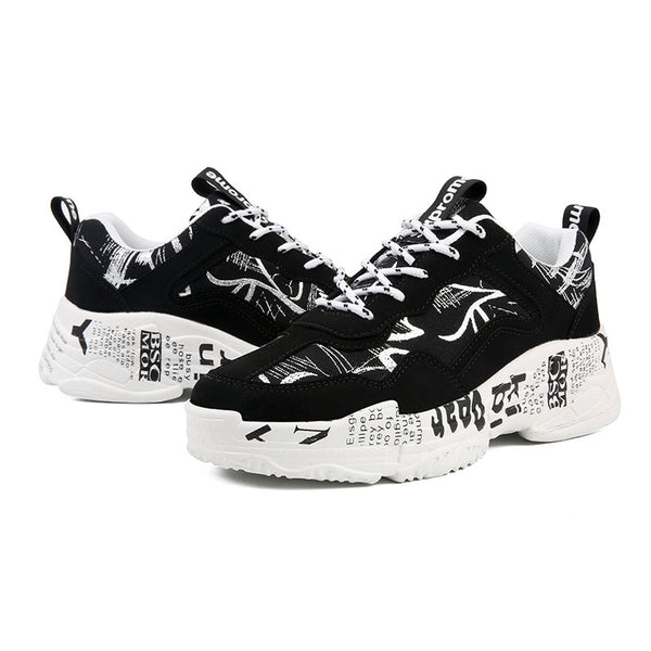 Zapatos Deportivos Casuales Plataforma para Hombre - Estilo Papá Moderno