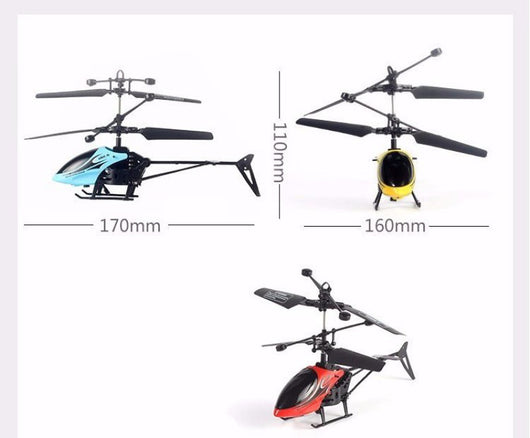 Light blue and black mini remote control helicopter with '2.5HZ' text, dual rotors, and landing skid. - Image 4