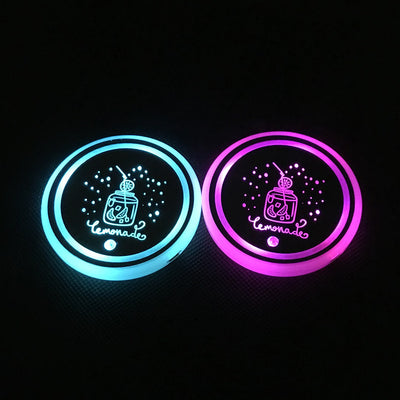 Posavasos LED Luminoso para Auto - Luz de Ambiente Inteligente - Image 4