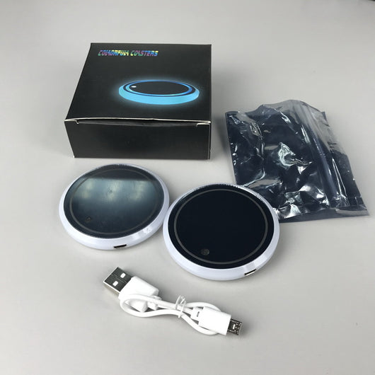 Posavasos LED Luminoso para Auto - Luz de Ambiente Inteligente