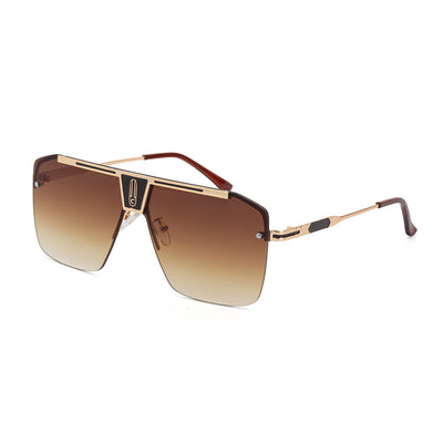 Gafas de Sol Hombre Estilo Retro Marco Grande Clásico Tendencia - Image 10