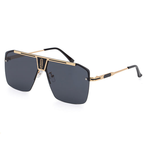 Gafas de Sol Hombre Estilo Retro Marco Grande Clásico Tendencia - Image 7